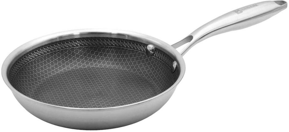 Brunbeste Koekenpan Keramisch - 24 cm - Geschikt voor Inductie - 3-laags antiaanbaklaag