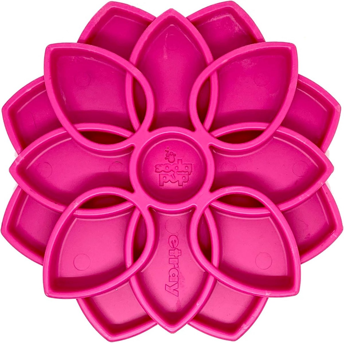 Honden Voerbak - Slow Feeder - Mentale Stimulatie - Duurzaam Materiaal - 20x20x20 cm - Roze