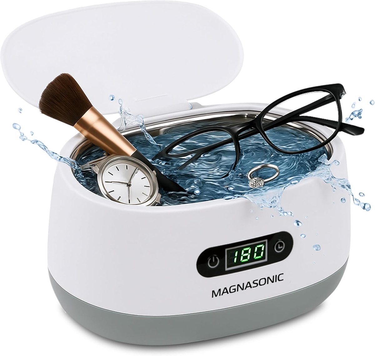 Ultrasone Reiniger - Schoonmaakapparaat - Sieraden Reinigen - Digitale Timer 5 Modi - 20oz Tank