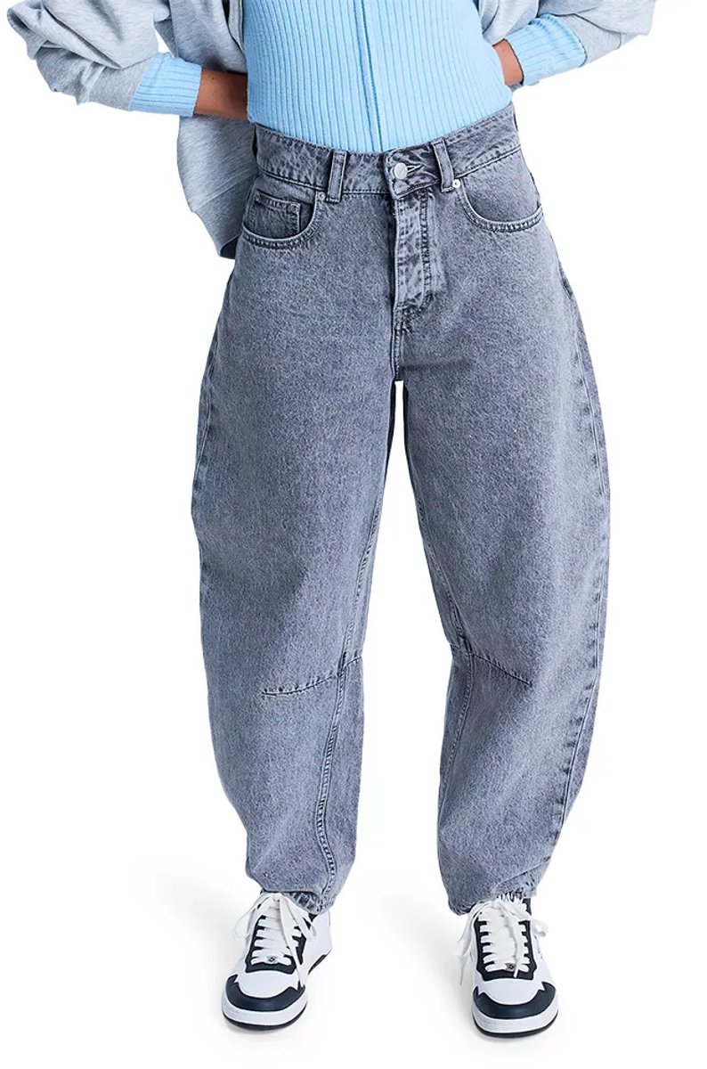 Roxy Barreled Babe Hoogzittende Jeans 30 Vrouw Zwart