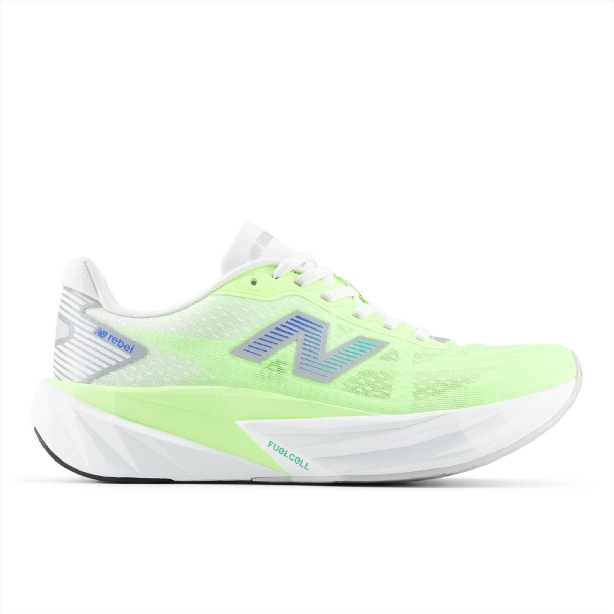 New Balance FuelCell Rebel v5 Afterglow Dames Blauw