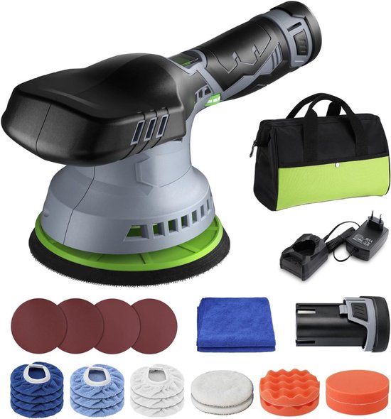 Poetsmachine Rijdend SAVI® Polijstmachine - Poetsmachine Auto Met 6 Snelheden - 6 ...