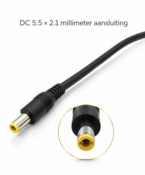 Fatbike Snellader 48V 54.6V 3A DC 5.5x2.1mm - Ouxi V8 C80 V9 H9 S20 V20 - Snelle Acculader E-bike / Fatbike - QMWheel - Crossboss - La Souris van Merkloos — afbeelding 2