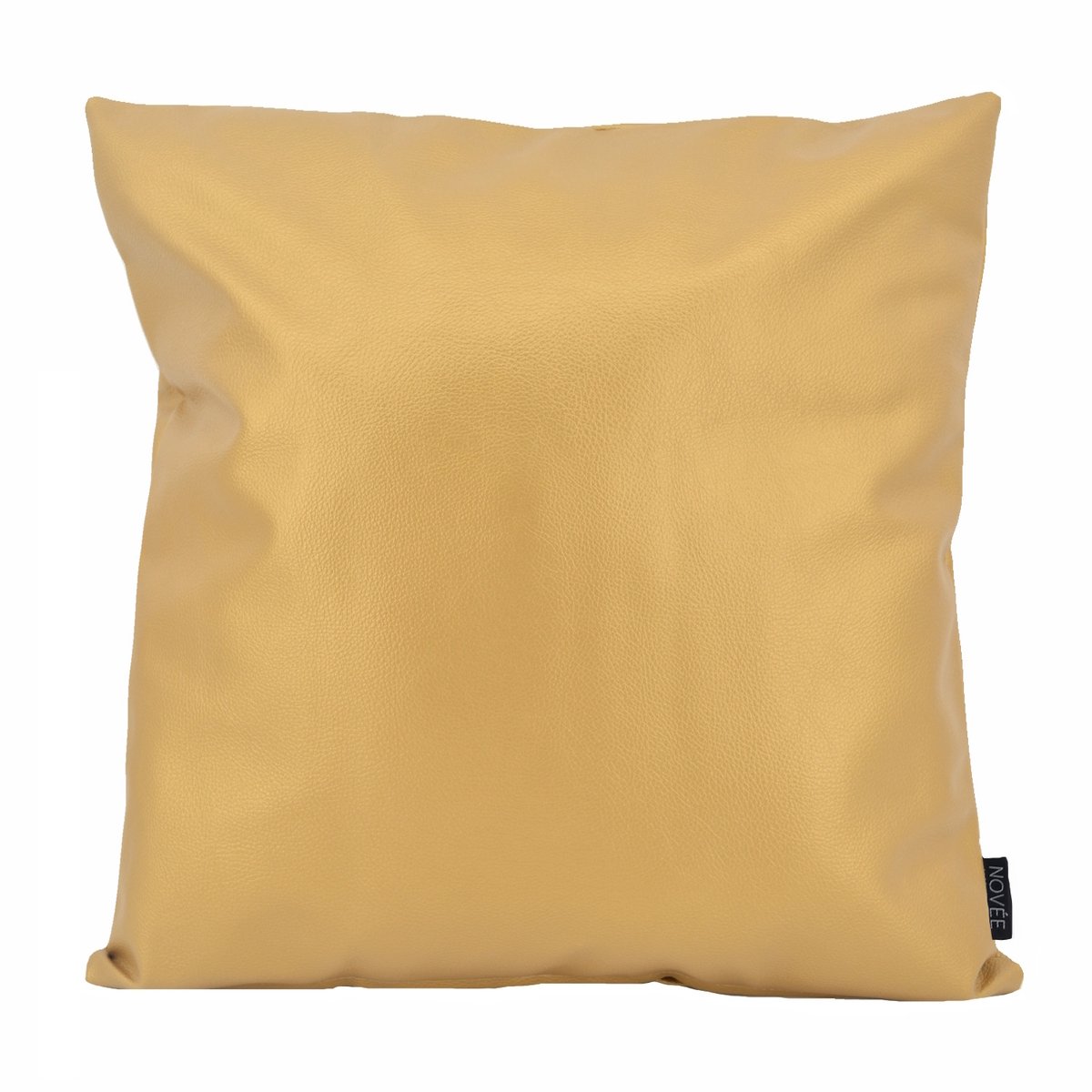 NOVÉE Sierkussen Metallic Gold | 45 x 45 cm | PVC / PU Leder Goud