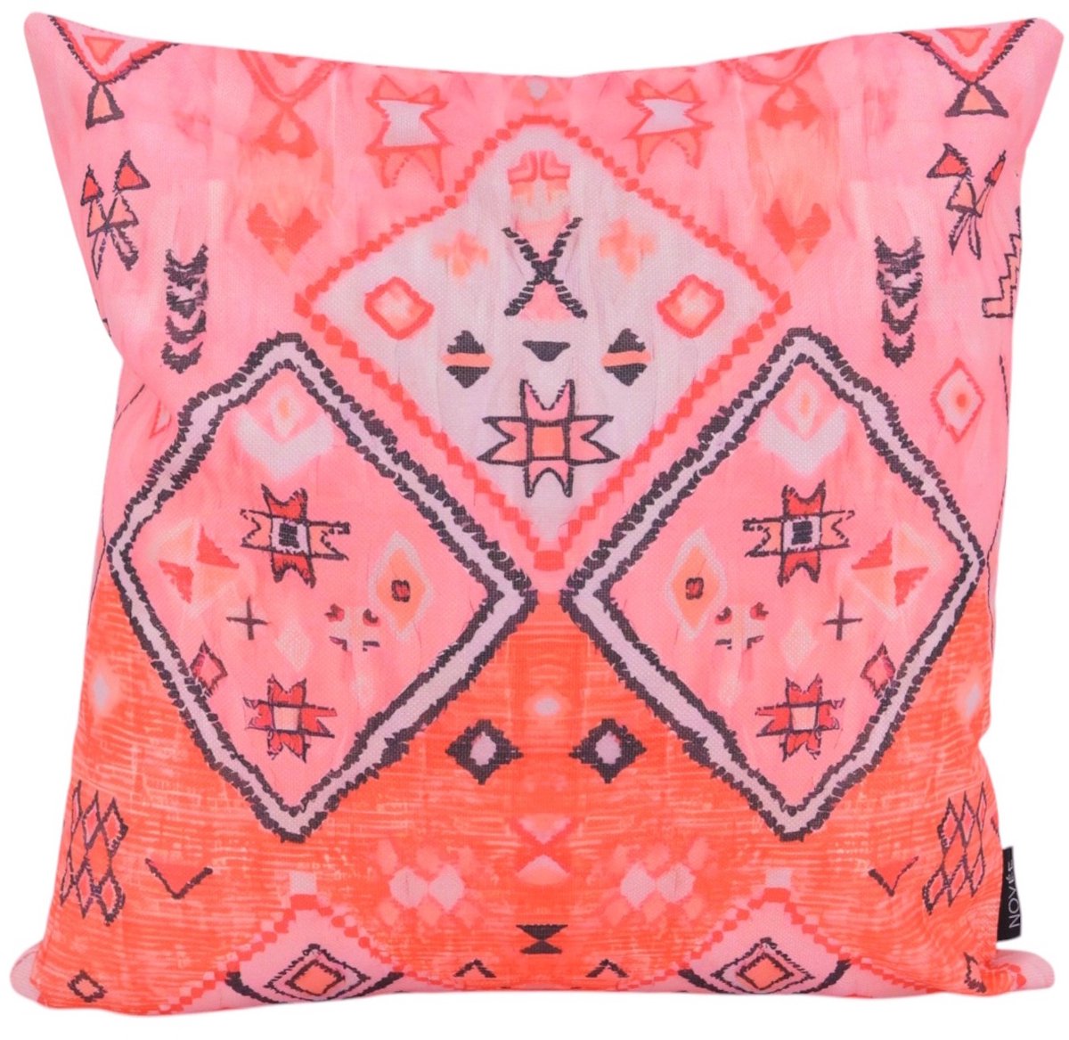 Gek op Kussens! Sierkussen Moroccan Yasmin | 45 x 45 cm | Katoen/Linnen rood-roze