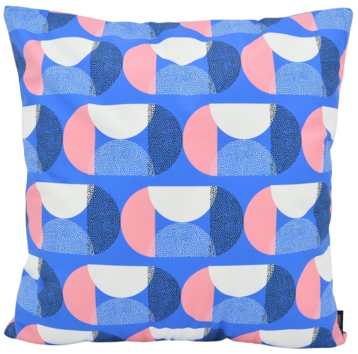 Gek op Kussens! Sierkussen Pink Blue Graphic | 45 x 45 cm | Katoen/Polyester blauw