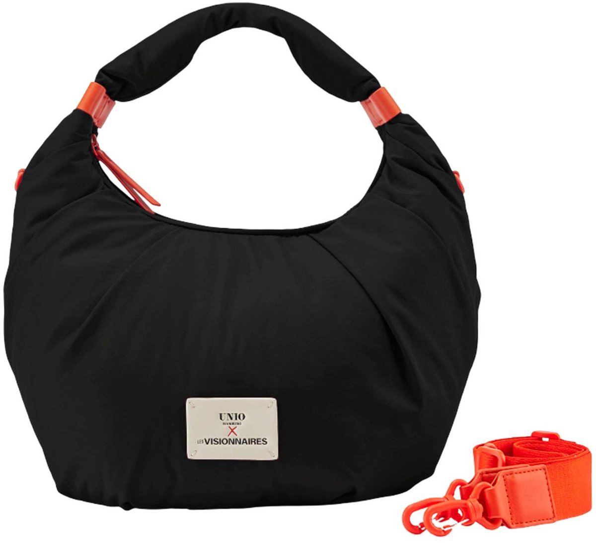 Unio Hamburg x Les Visionnaires schoudertas Puffy Unio Kitzbuehel Black zwart