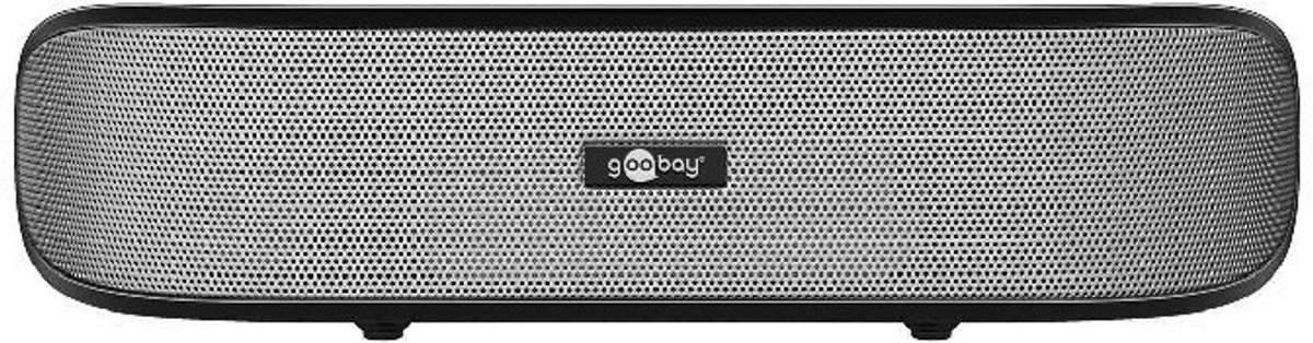 Speaker met USB en AUX hoogglans Zwart