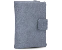 zwei portemonnee M.Wallet MW5 Nubuk-Sky blauw