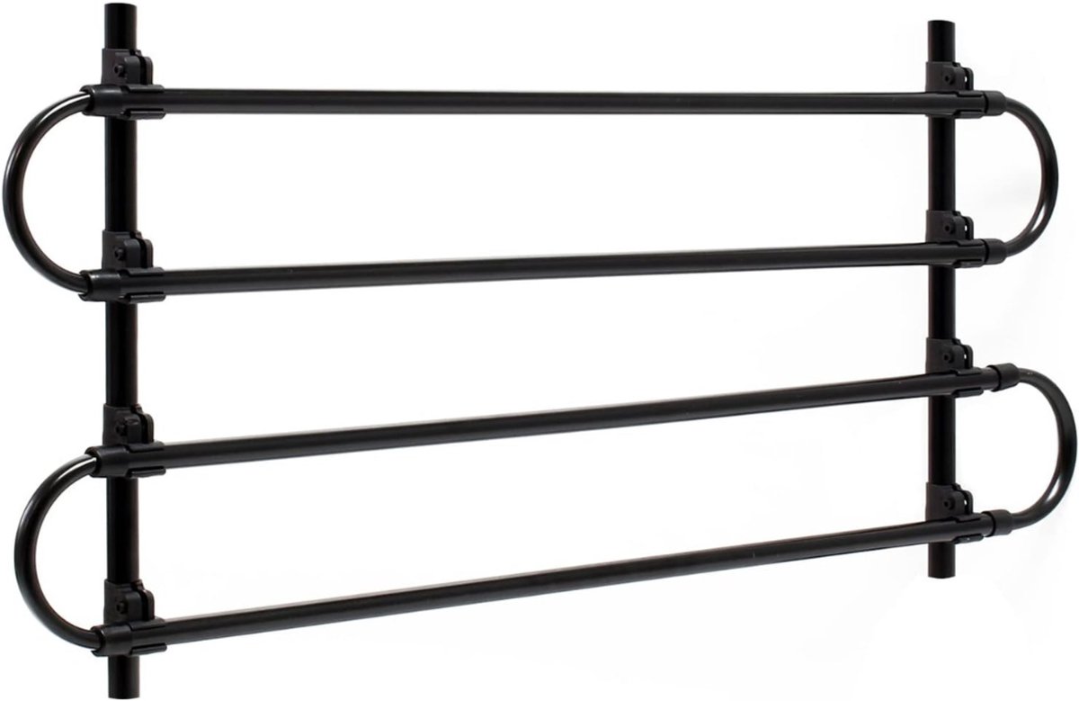 SAVI® Hondenrek auto - Autorek Hond - Auto Afscheiding – Zwart - 83cm x 5cm x 40cm