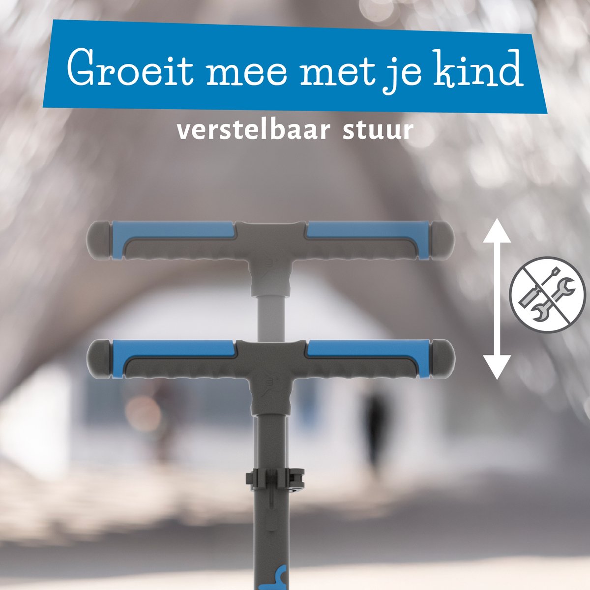 Chillafish Kinderstep jongens en meisjes vanaf 5 jaar met LED wielen - Blauw - Step met verstelbaar stuur en voetrem - Opvouwbaar en lichtgewicht met ABEC-5 wielen - Geen batterijen nodig - Model Flexxi Glow — afbeelding 10