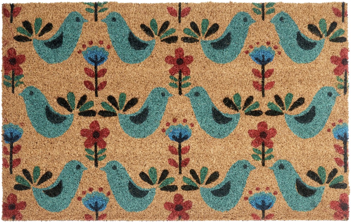 Beliani TANANA - Deurmat - Meerkleurig - 50 x 80 cm - Kokosvezel