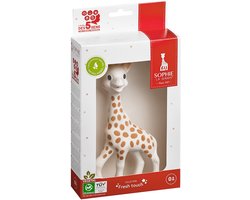 Sophie de giraf - Bijtspeeltje - Bijtspeelgoed - Baby speelgoed - Kraamcadeau - Babyshower cadeau - In wit/rood geschenkdoosje - 100% natuurlijk rubber - Vanaf 0 maanden - 17 cm - Beige/Bruin