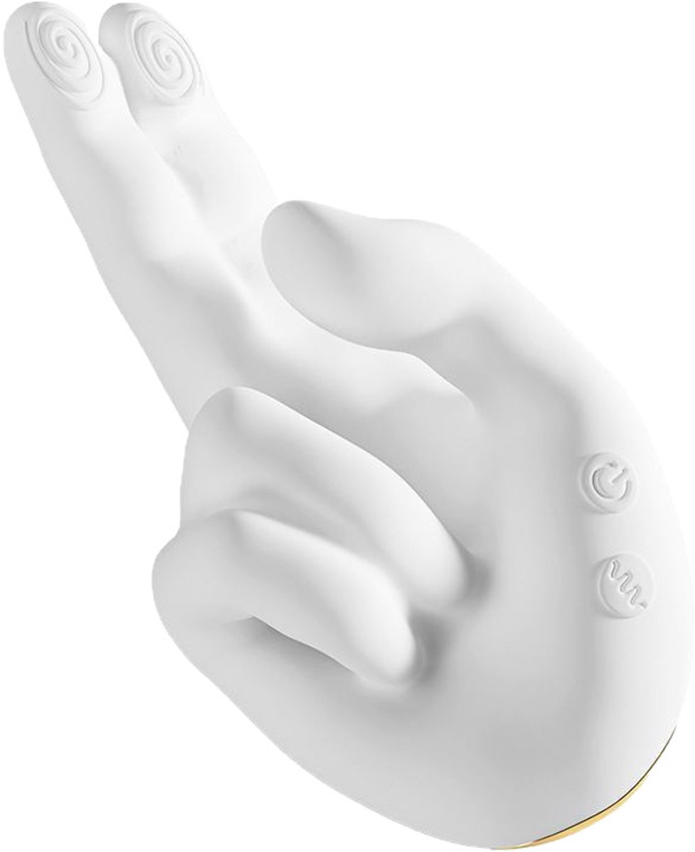 G spot Vinger Vibrator met Licht 10 Standen USB Oplaadbaar Waterdicht Clitoris Stimulator Compact Stil Massage Apparaat
