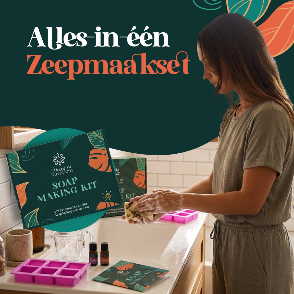 Doe-het-zelf Haarbanden Set voor Meisjes - Creatieve Knutselset met