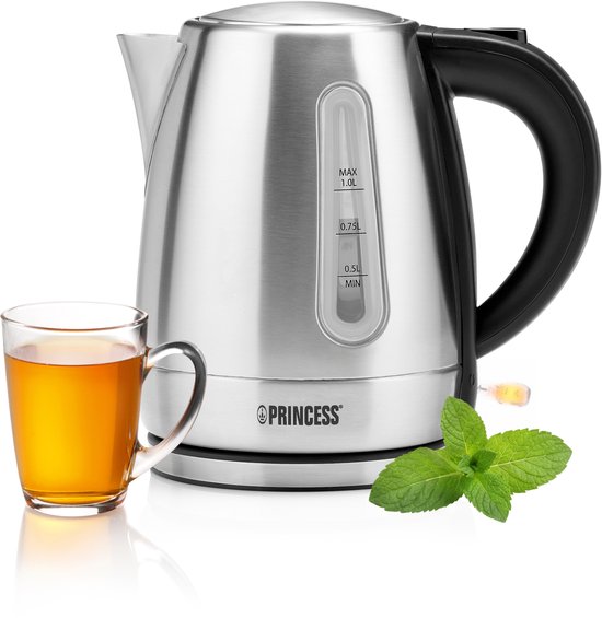 Princess 236023 - Waterkoker - RVS/Grijs