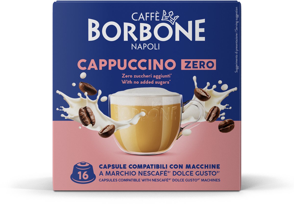 Caffè Borbone Selection - Dolce Gusto - Cappucino Zero - 16 capsules