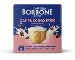 Caffè Borbone Selection - Dolce Gusto - Cappucino Zero - 16 capsules