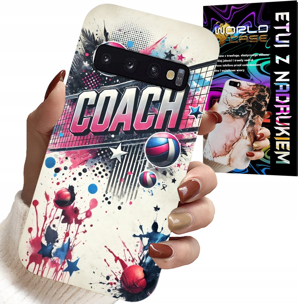 HOESJE VOOR SAMSUNG GALAXY S10 - RETINA COACH MESH COVER, ACHTERKANT