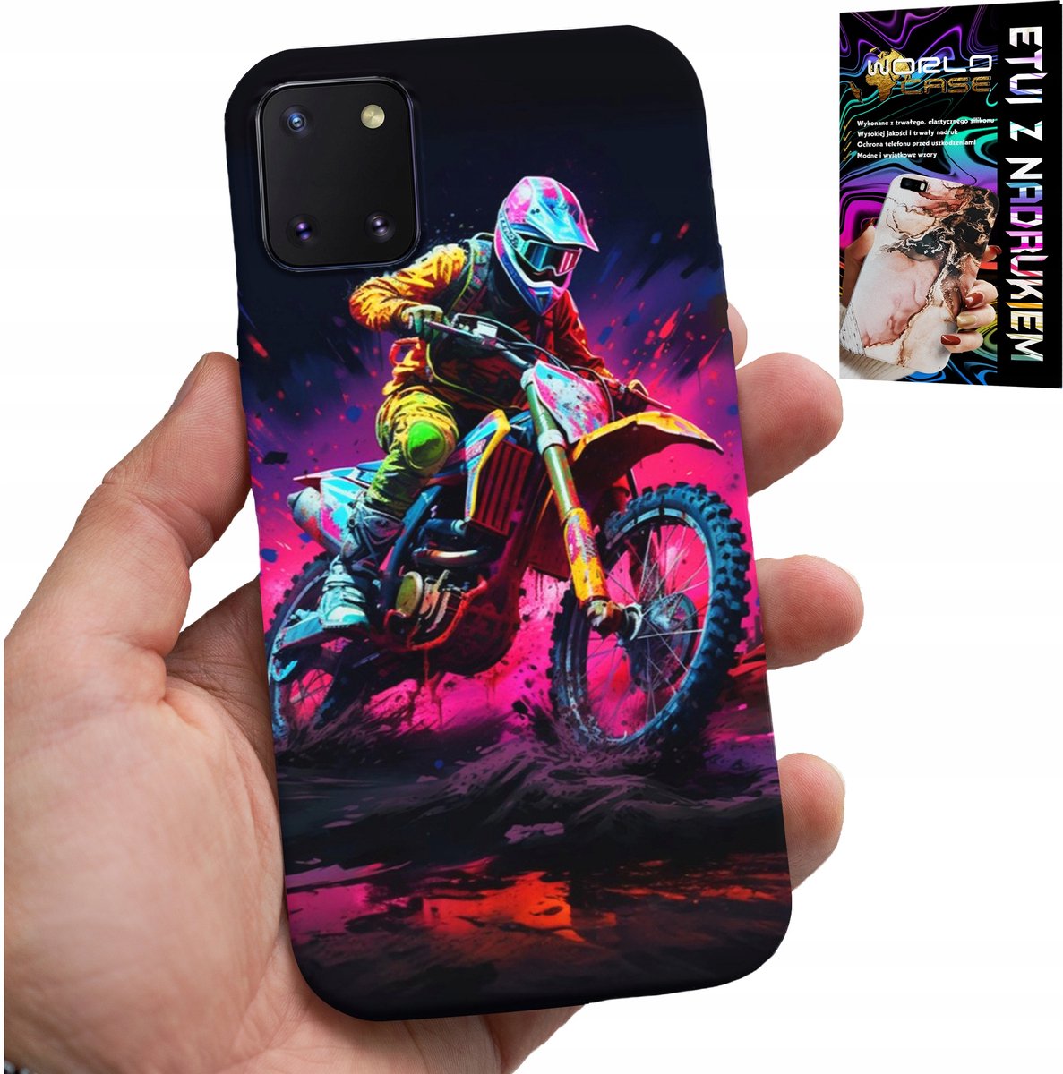HOESJE VOOR SAMSUNG GALAXY A81 - MOTORFIETS, MOTOCROSS EXTREME RACING