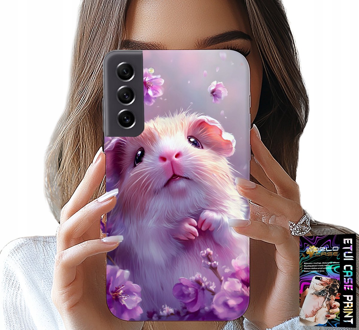 HOESJE VOOR SAMSUNG GALAXY S21 - LEUKE HAMSTER- EN KNAAGDIERPATRONEN VOOR KINDEREN