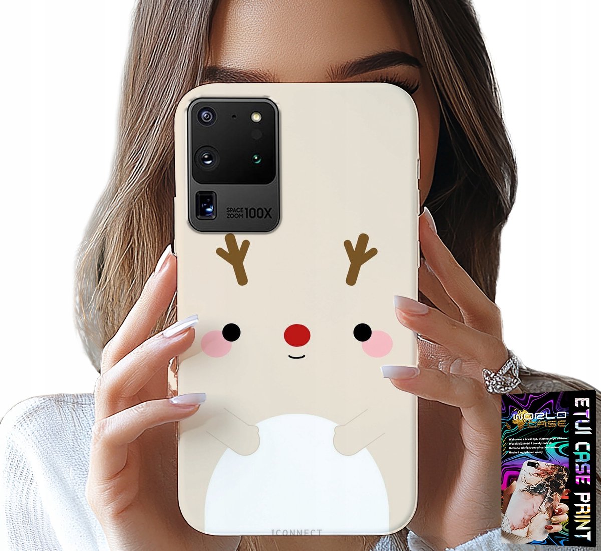 HOESJE VOOR SAMSUNG GALAXY S20 Ultra - RENDIER, RENDIER, KERSTPATROON