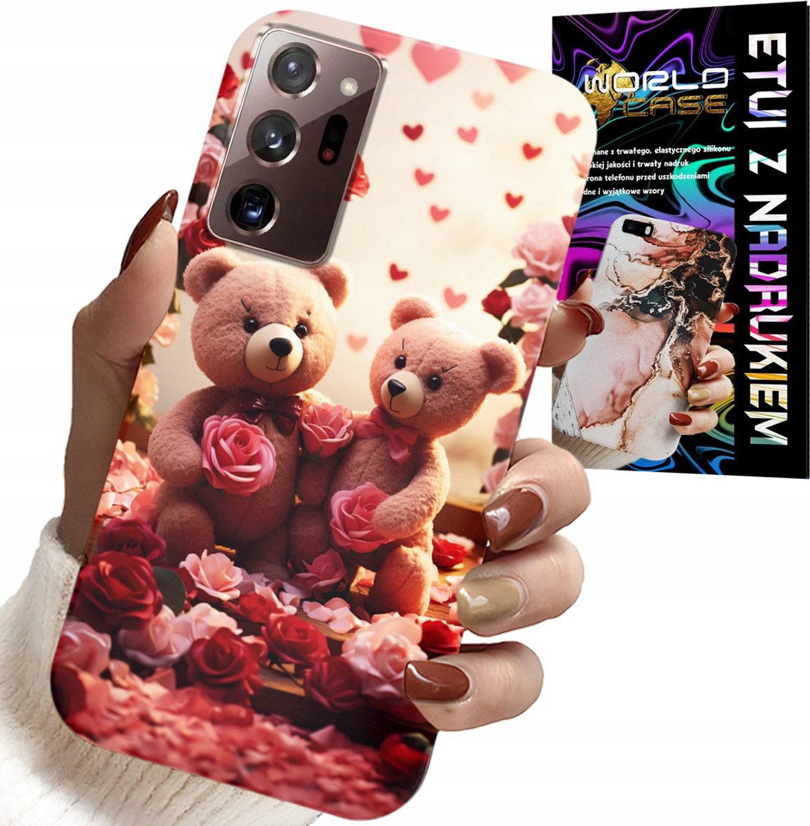 Hoesje voor Samsung Note 20 Ultra - Teddyberen, Love You, Harten, diverse patronen