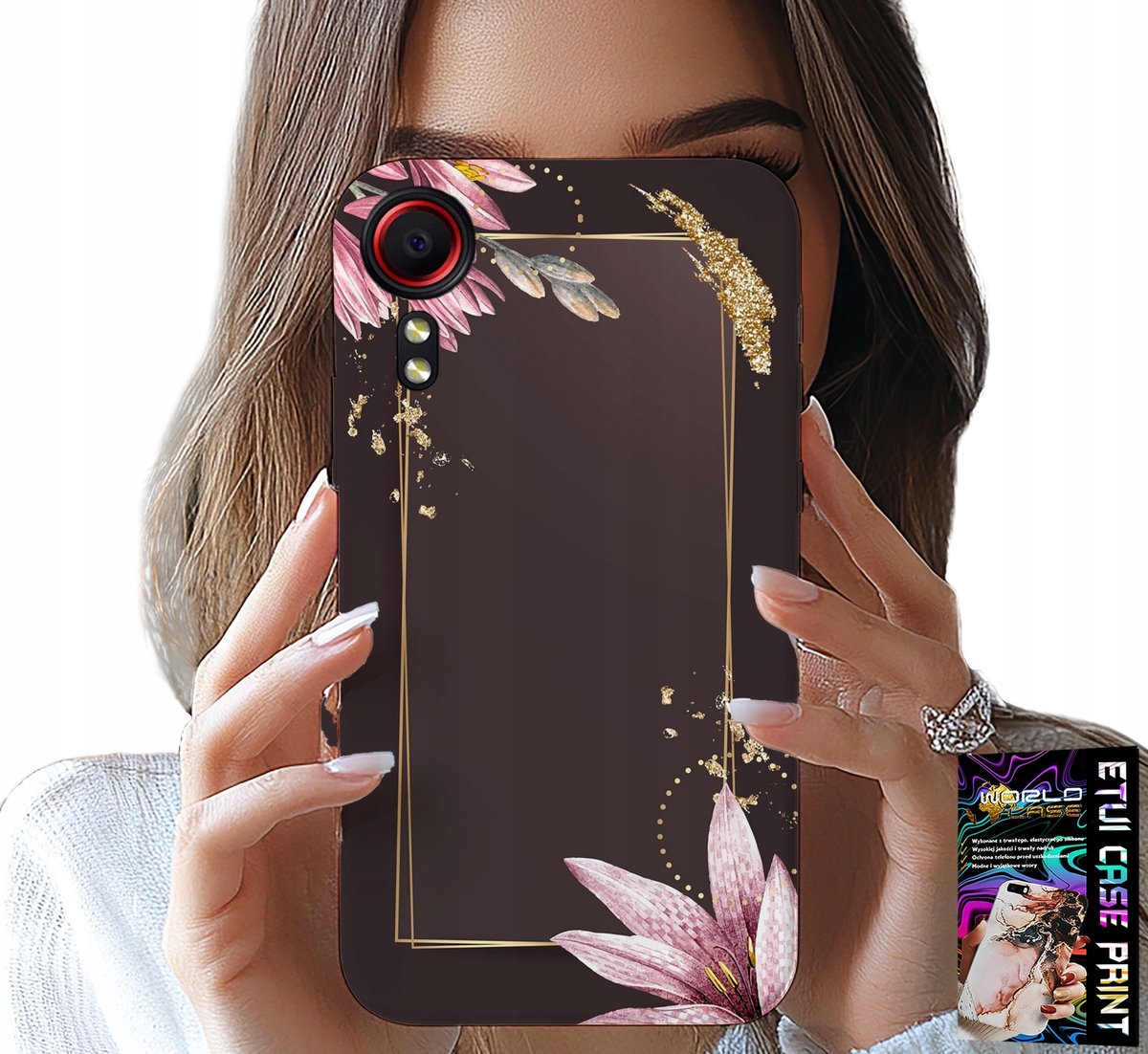HOESJE VOOR SAMSUNG GALAXY XCOVER 5 - ELEGANT BLOEMENPATROON