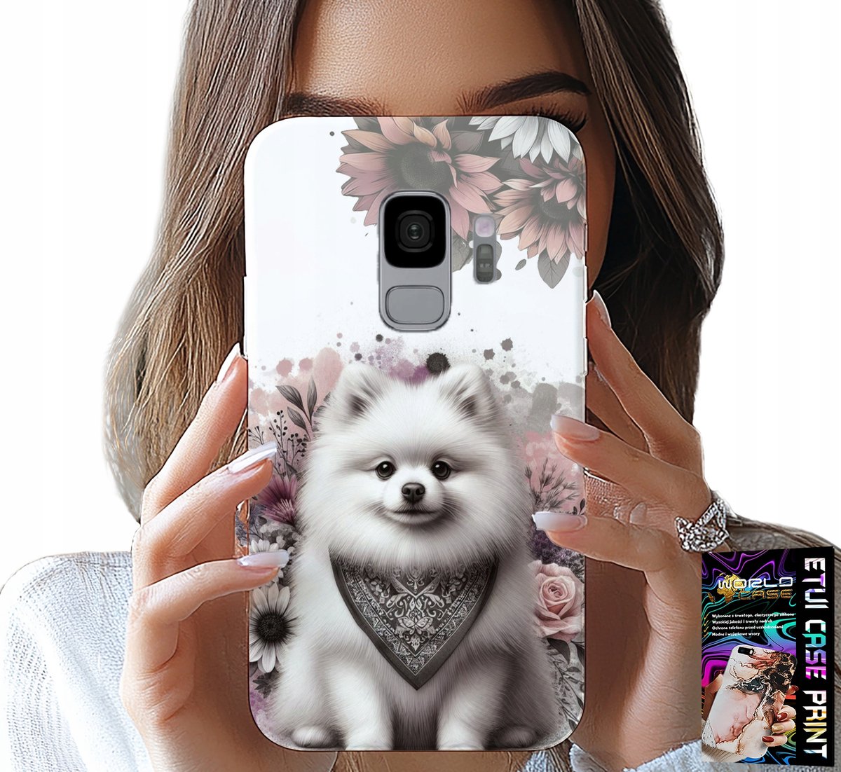 HOESJE VOOR SAMSUNG GALAXY S9 - POMERANIAN, MINIATURE SPIZZA, HONDENRASSEN