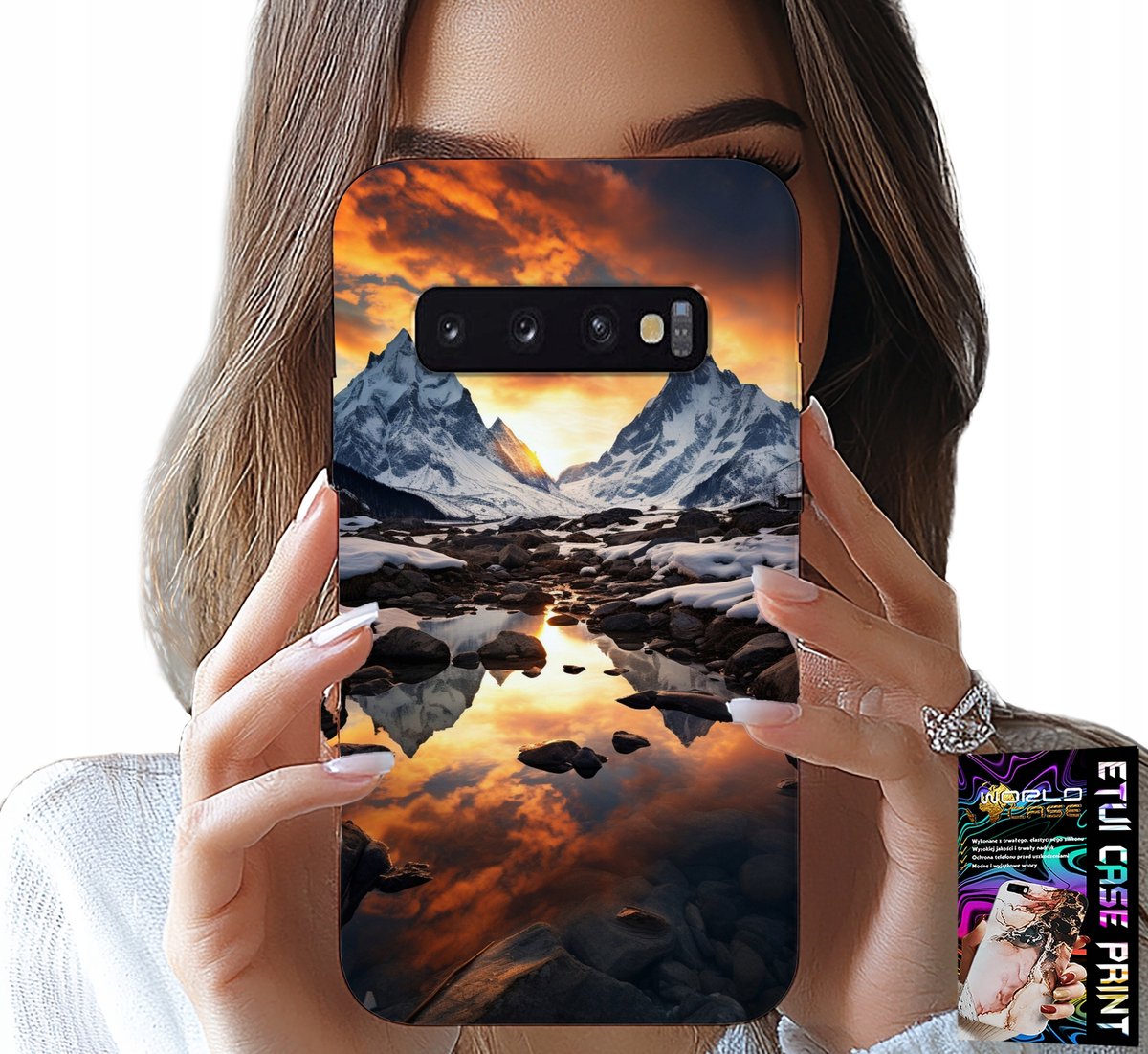 HOESJE VOOR SAMSUNG GALAXY S10 PLUS - STREAM, BERGEN, PIEKEN, EVEREST + FILM