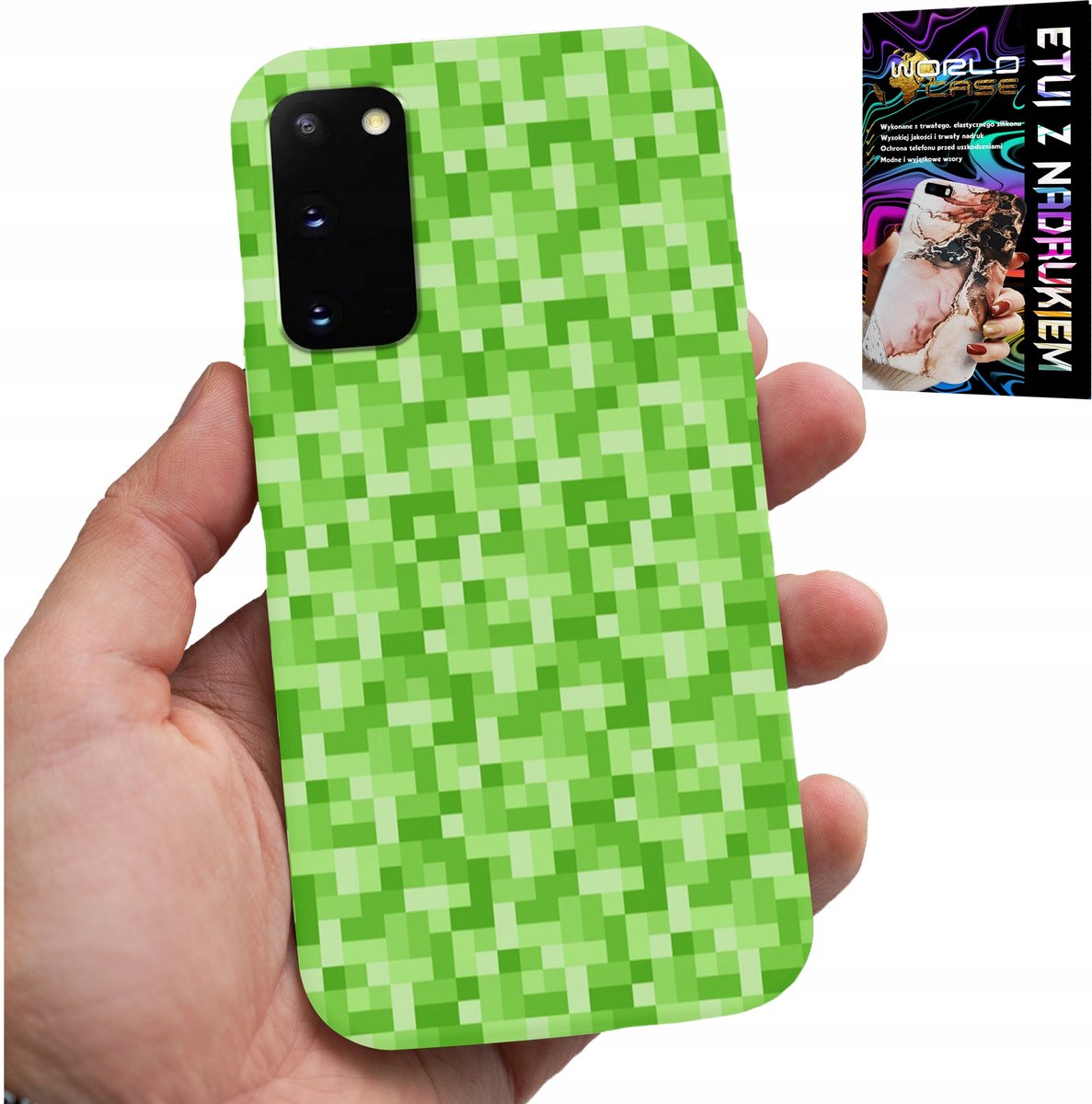 HOESJE VOOR SAMSUNG GALAXY S20 - SPELPATRONEN UIT DE GAME PIXEL PIXELS ACHTERKANT