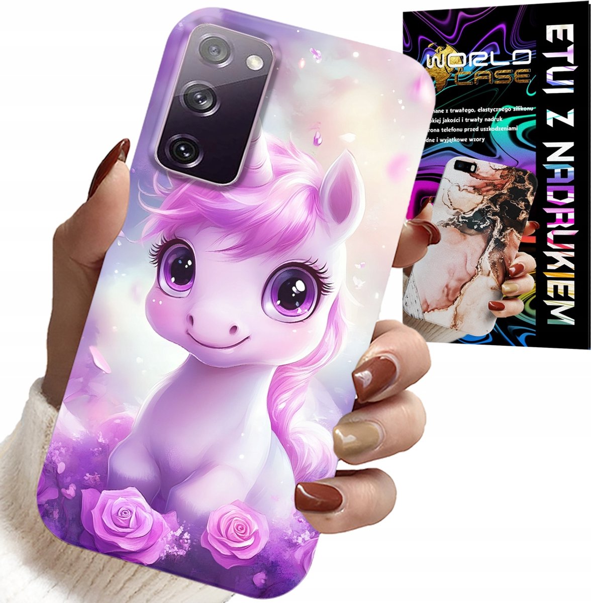 HOESJE VOOR SAMSUNG GALAXY S20 LITE - LEUKE EENHOORN, PATRONEN VOOR KINDEREN