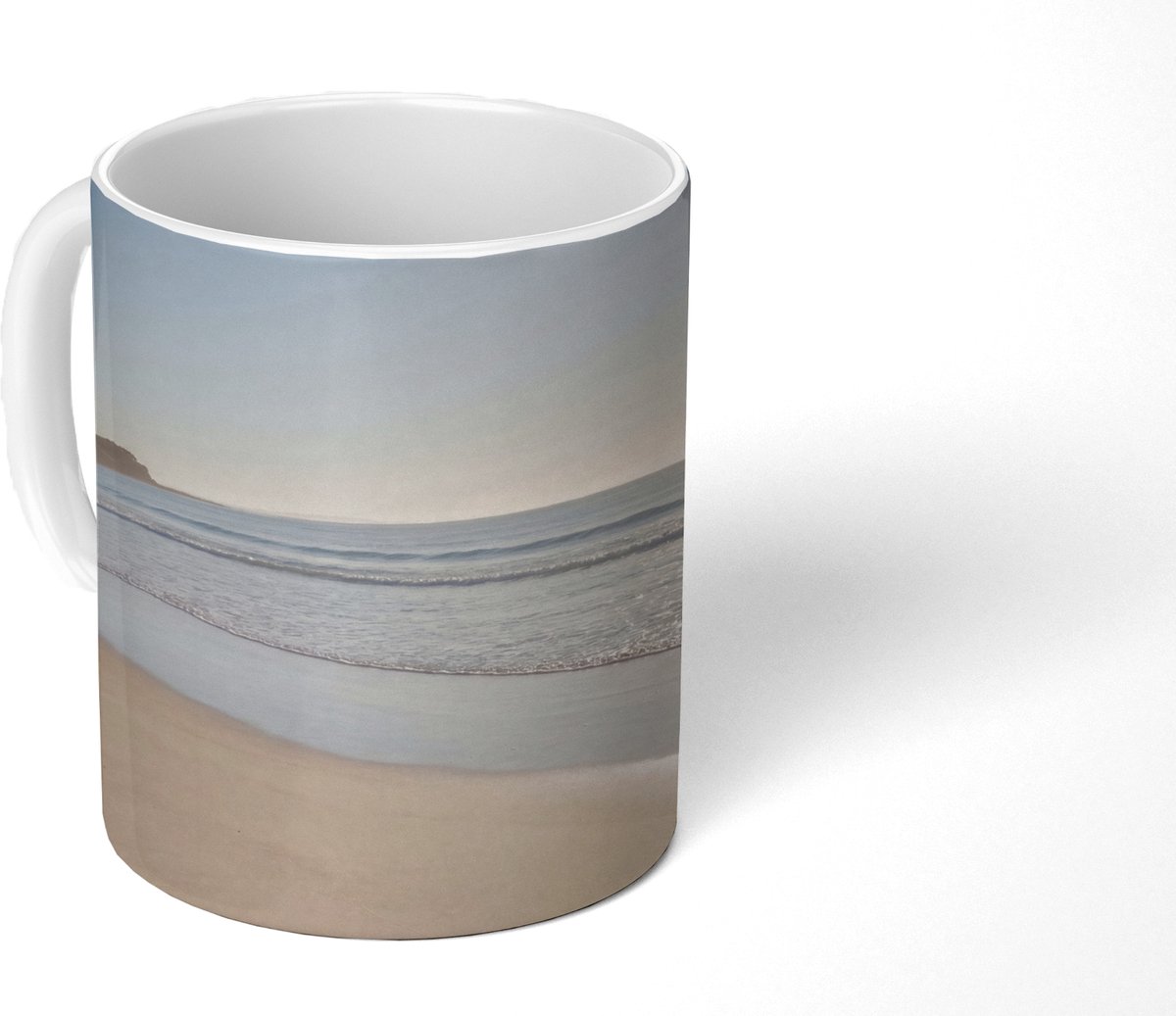 Mok - Koffiemok - Zee - Zon - Zand - Mokken - 350 ML - Beker - Koffiemokken - Theemok