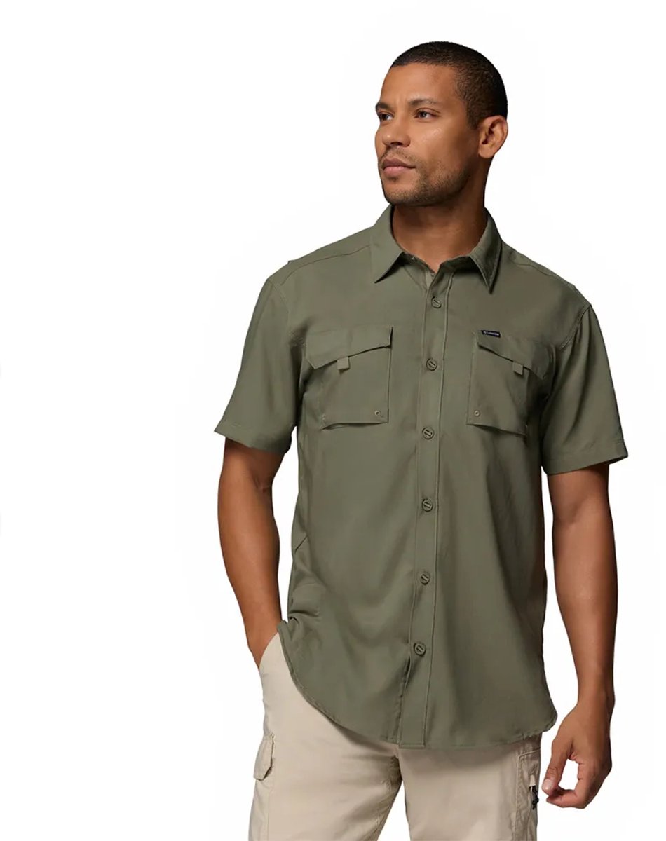 Columbia Silver Ridge™ Utility Ii T-shirt Met Korte Mouwen Groen XL Man