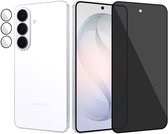 ChiGuard Privacy Screenprotector + Camera Bescherming geschikt voor Samsung S26 – Gehard Glas – Anti Inkijk – GuardCover