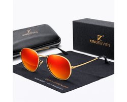 KingSeven Redstar - Pilotenbril met UV400 en polarisatie filter - Z195