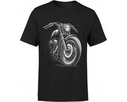 Geen Merk - Motorfiets T-shirt - Cadeau voor Motorrijders - Met Motor - Voor Mannen