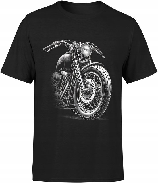 Geen Merk - Motorfiets T-shirt - Cadeau voor Motorrijders - Met Motor - Voor Mannen