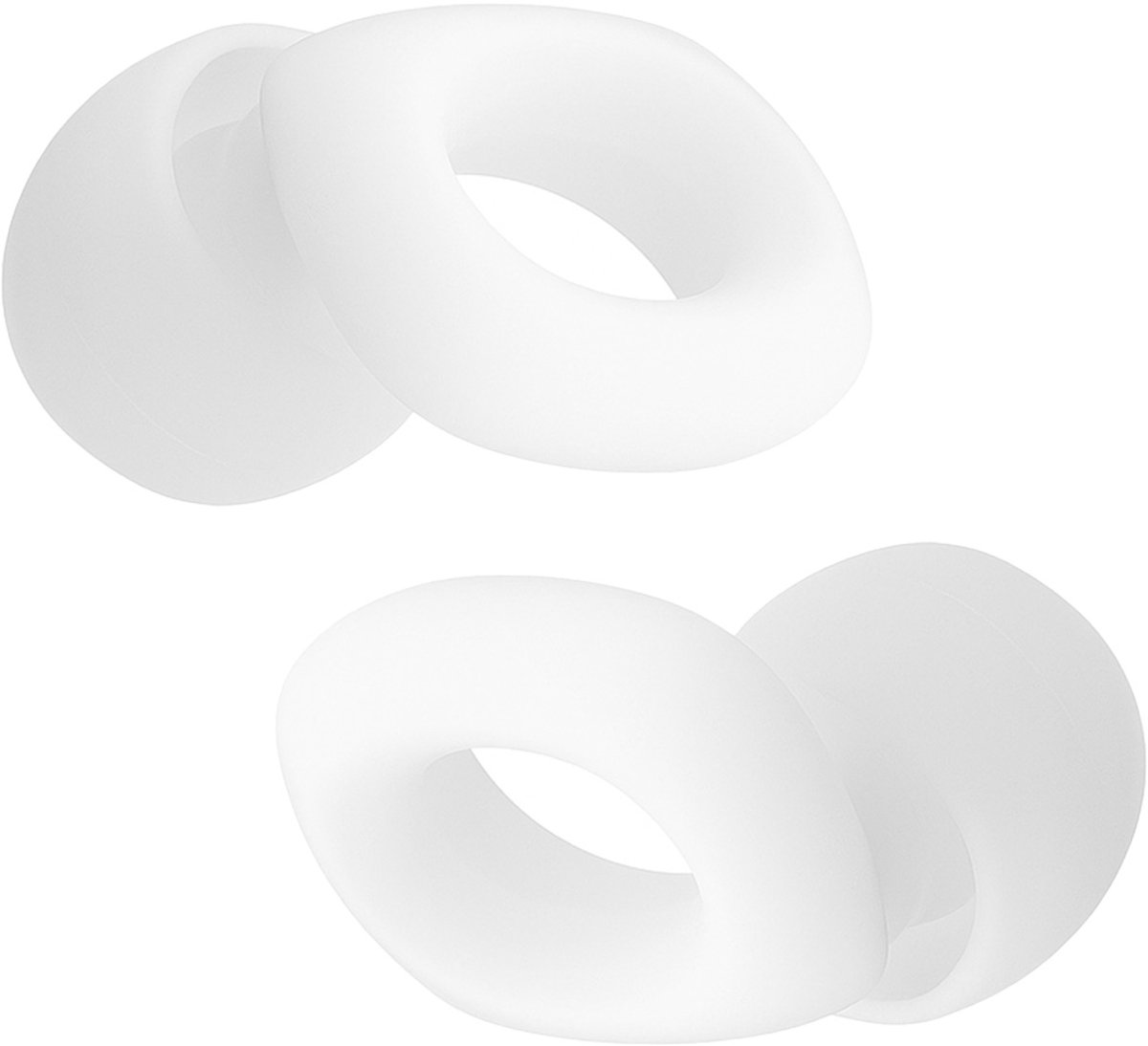 EarPlug Serie - Siliconen Oordoppen - Witte - Voor Slapen en Reizen