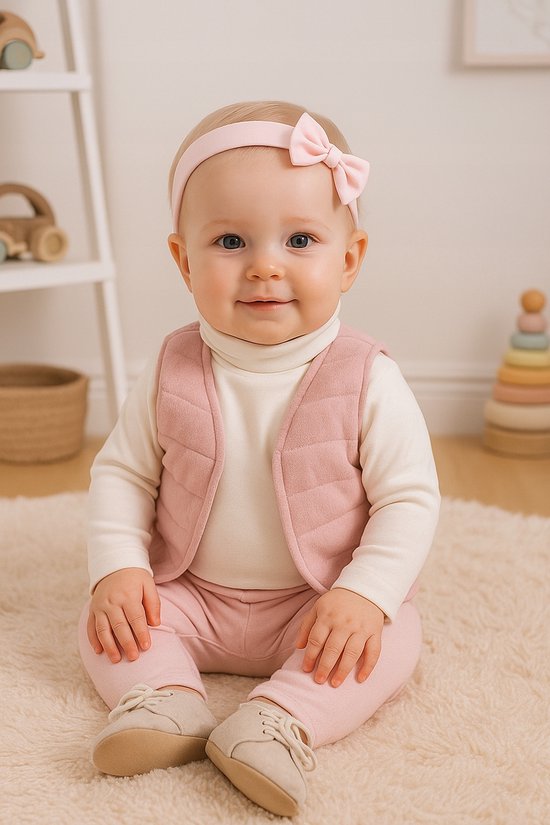 Dartomik - Serie Abcdefg-baby - Kindercoltrui - 68 - Ecru van Merkloos — afbeelding 3