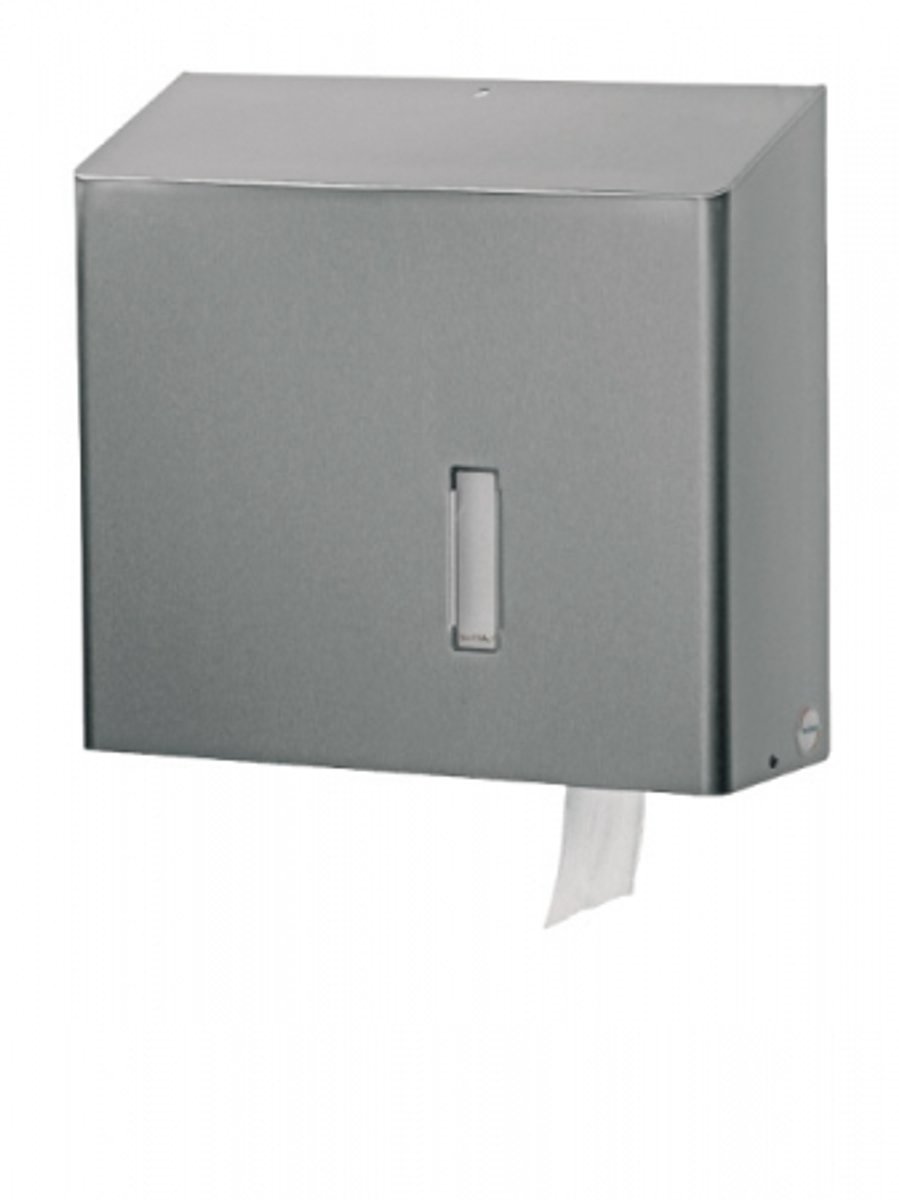 SanTRAL RVS jumbo toiletroldispenser maxi RHU 31 E (2201453 AFP-C)
