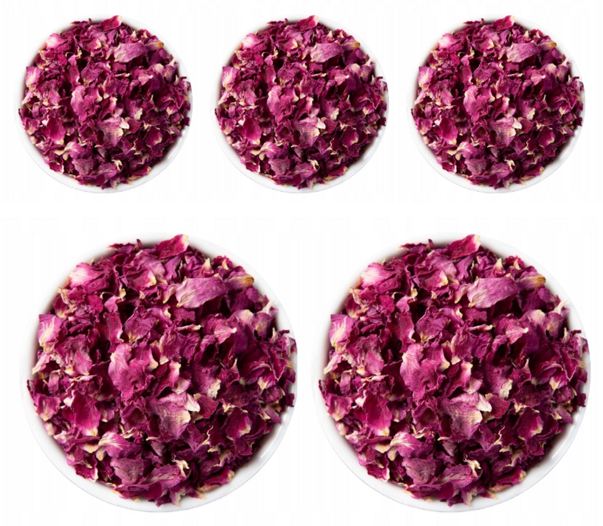 TopWosk - Gedroogde Rozenblaadjes - 50g - Natuurlijke Decoratie
