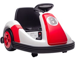 AIYAPLAY - Elektrische botsauto voor kinderen - Metaal, PP - 70 x 58 x 46,5 cm - Rood