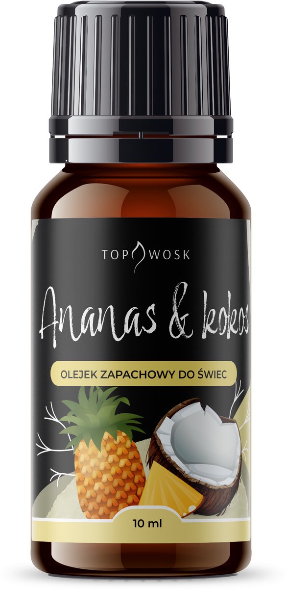 ANANAS EN KOKOS - Geurolie - Tropisch - Verfrissend - Zomers - 10 ml