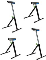 TRUTZHOLM - Rolbok - Set van 4 - 90 kg - In hoogte verstelbaar 67-109 cm - Inklapbaar - Snelsluiting - Werkplaats - Staal