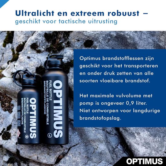 Brandstof Fles - Reserve Tank - Kamperen Outdoor - Kindveilige Afsluiting - 1 Liter - Zwart — afbeelding 2