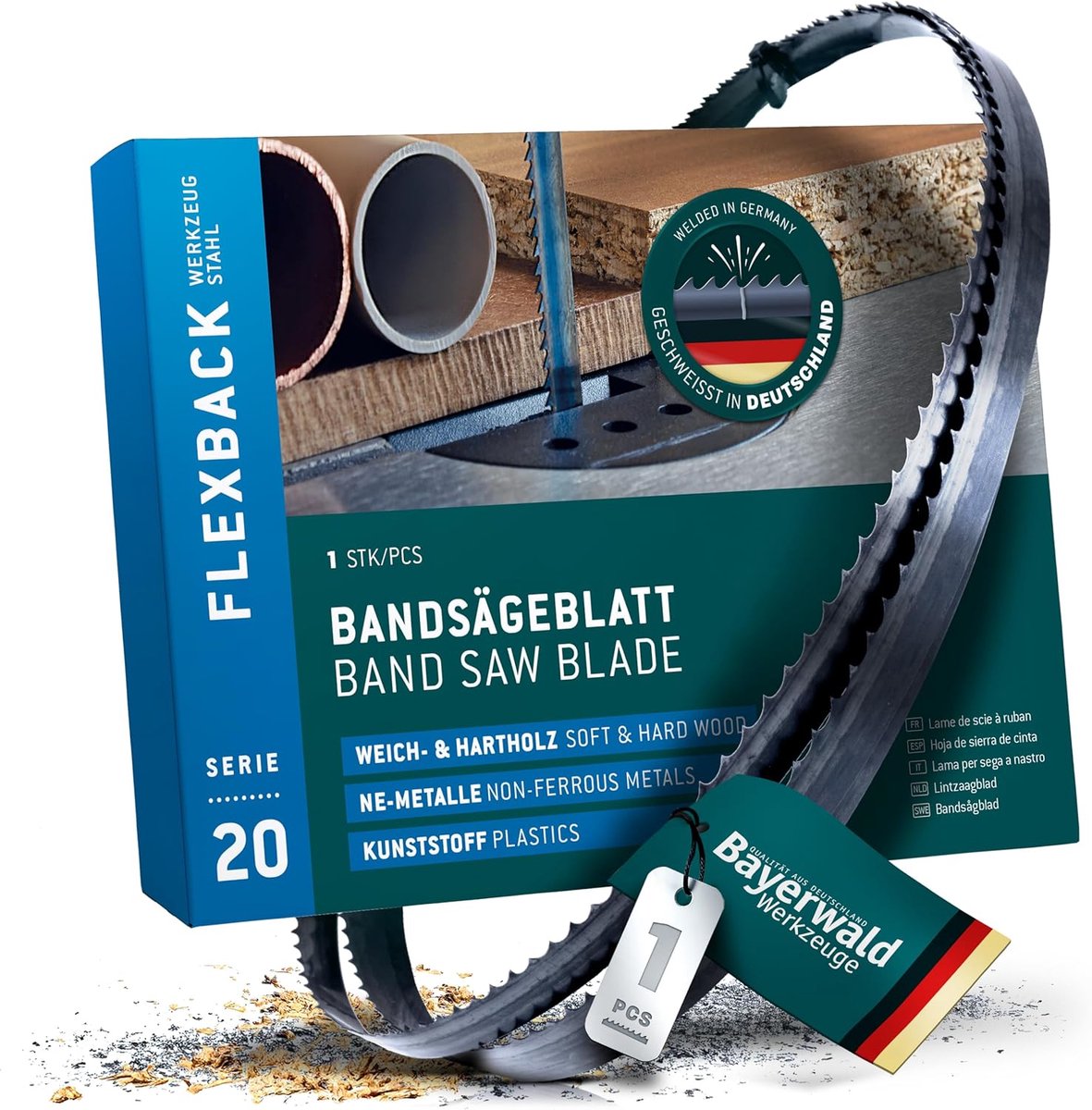 Bandzaagblad voor Hout, Metaal en Kunststof - Universeel Toepasbaar