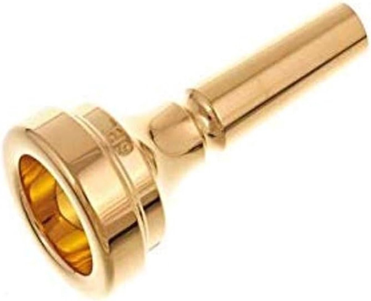 Trombone Mondstuk - Koper Blaas - Muziek Maken - Middel Platte Opening - 25.4mm Opening - Goud