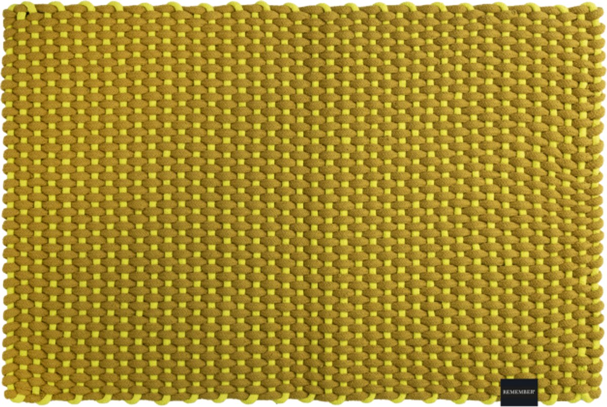 Remember - Deurmat 'Lida' - Lime - 1 stuk