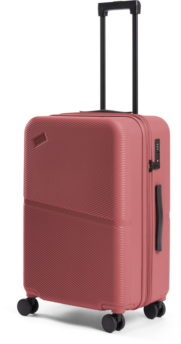 AttitudeZ Crossline Medium Reiskoffer Wanderlust Plum 67cm - TSA slot